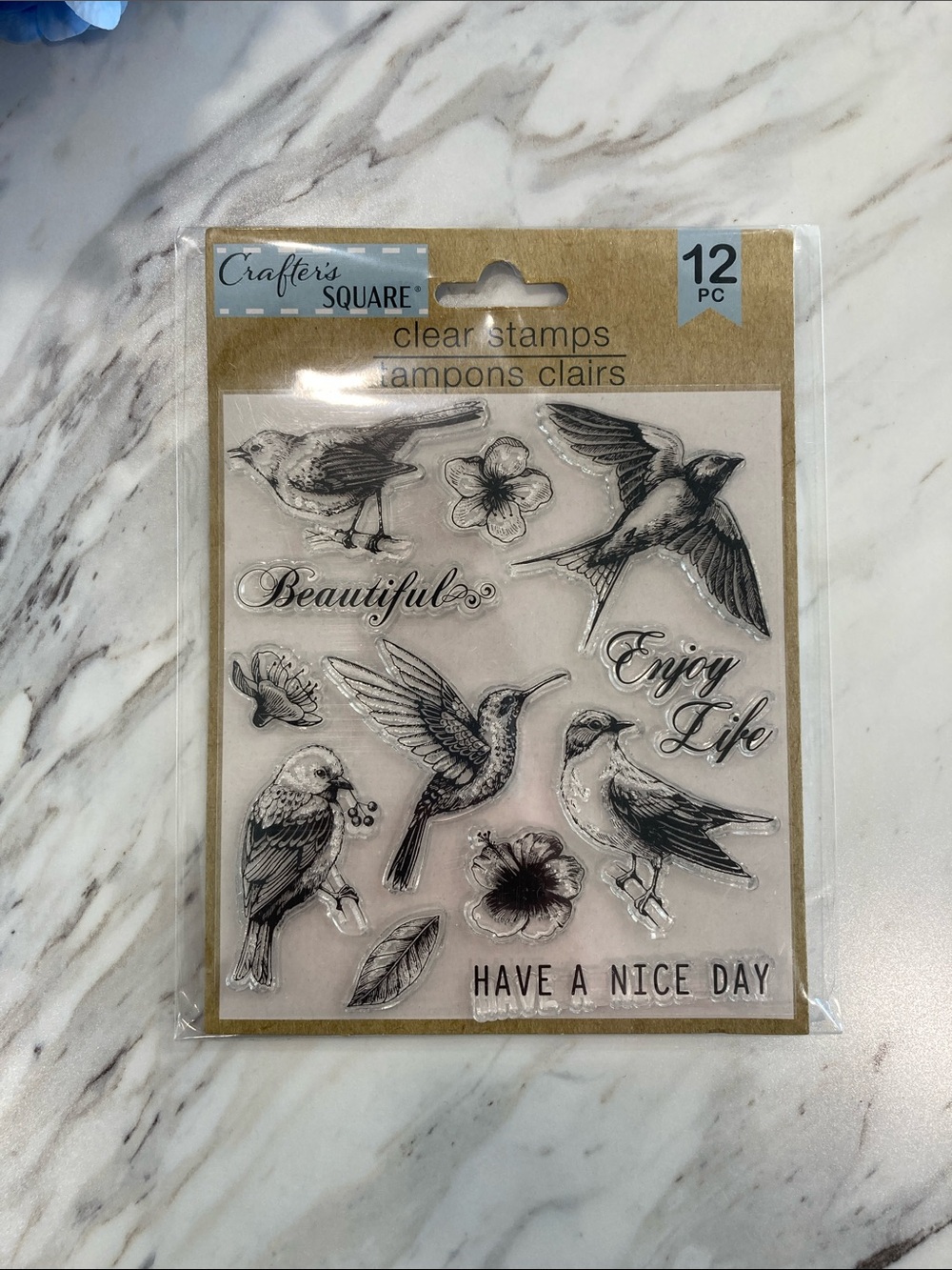 Crafter’s Square 12pc Bird Stamps